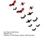 Bat Sticker PVC Spooky Living Room Bedroom Background Wall Decoration Flying Pumpkin Decal Party