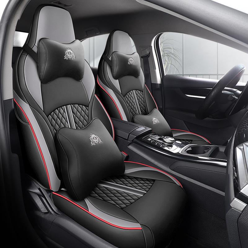 Кожаный чехол на сиденье BYD Qin PLUS/Destroyer 05 на все сезоны