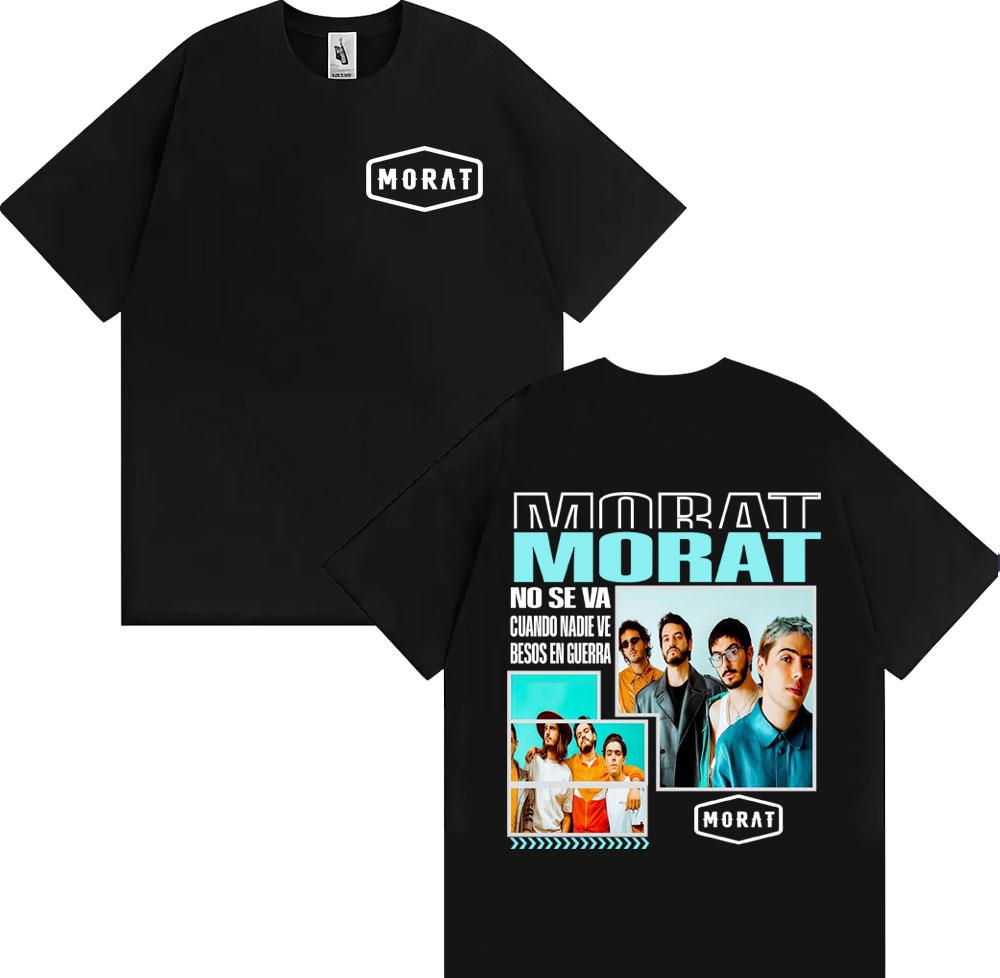 Band Morat Asuntos Pendientes Album Tour T Shirt Unisex Harajuku Streetwear Oversized Tshirts Vintage Fashion Casual Tshirt