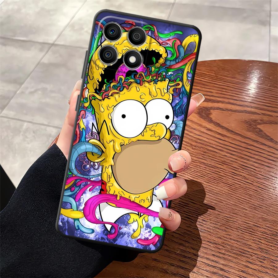 Мультяшный чехол S-simpsons для Honor X9 X7a X9a 90 Lite 70 X8 X9c 8X Funda Чехол для телефона