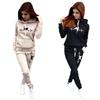 Woman Tracksuit Two Piece Set Winter Warm Hoodies+pants Pullovers Sweatshirts Female Jogging Woman Clothing Sports Suit