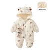 Супер милый детский комбинезон на флисовой подкладке – Зимний боди для новорожденных