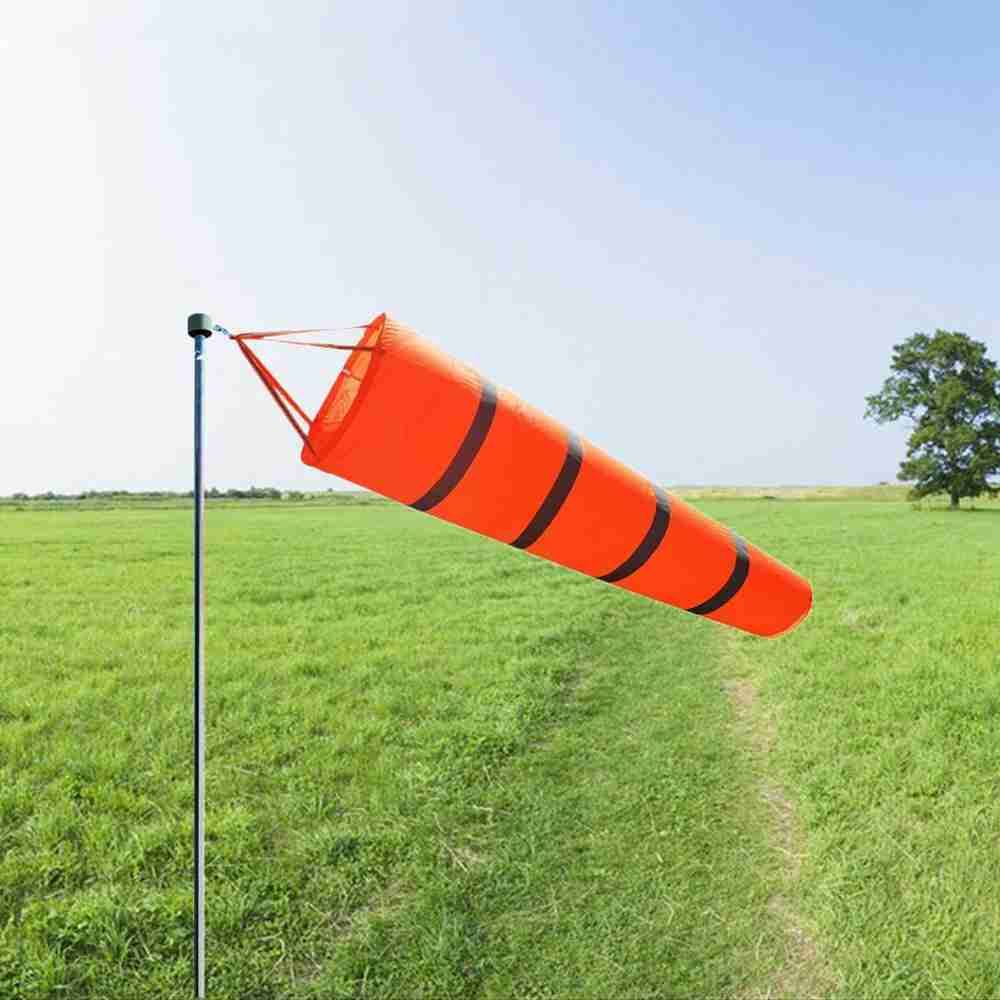 Hanging Decor Fluorescent Waterproof Garden Banner Reflective Windsock Wind Vane Weathervane