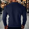 Men'S Solid Color Fashionable Cardigan Buckle Knit Casual Jacket