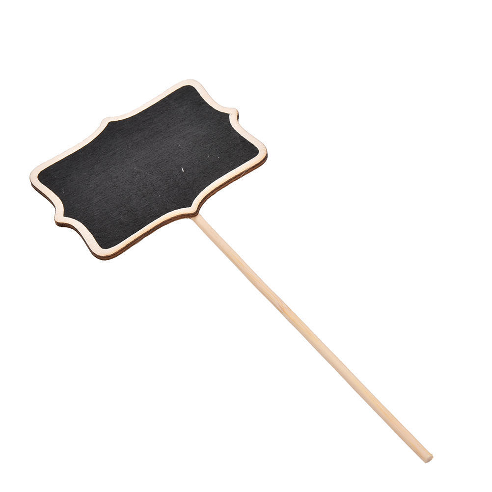 1Pc Mini Chalkboard Chalkboard Rectangular Angled Wedding Table Number Sign