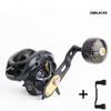 DEUKIO Рыболовная катушка Water Drop Wheel Bait Casting 18 кг глубокая шпуля 6,5:1 Алюминиевая рама Карбоновый боковой джампер Металлическая катушка Морская вода Двойная ручка