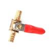 Universal 1/4 Small Valve 6/8/10/12mm Hose Barb Inline Brass Water Oil Air Gas Faucet Shutoff Fuel Line Ball Valve Pipe Fittings