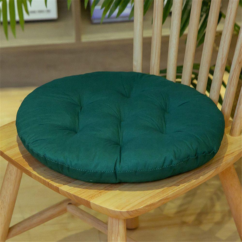 Solid Color Round Pad Winter Chair Cushion Thicken Non-slip Cushion High Quality PP Cotton Round Cushion Dining Chair Cushion