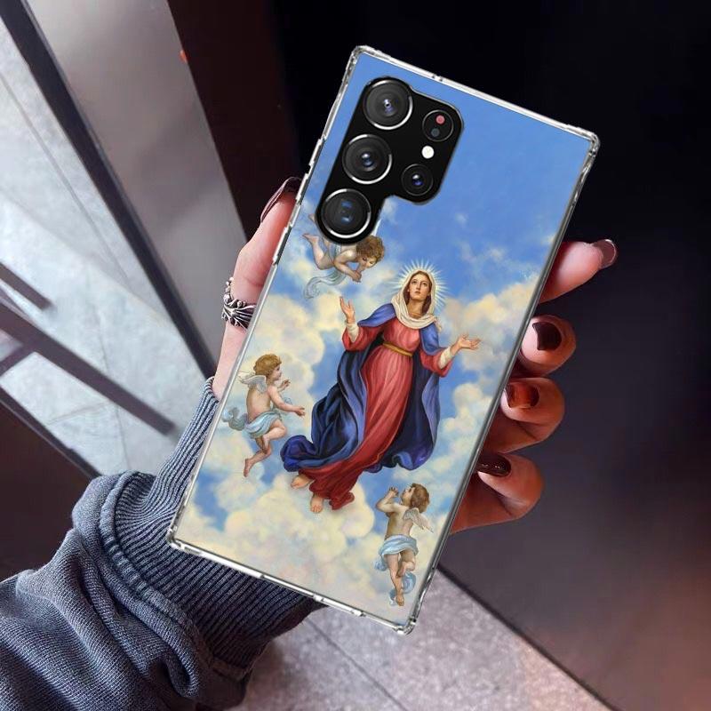 Virgin De Guadalupe Virgen Mary Phone Case For Samsung Galaxy S23 S24 S25 Edge S26 Ultra S22 + S21 Plus S20 FE Cover Silicone Pr