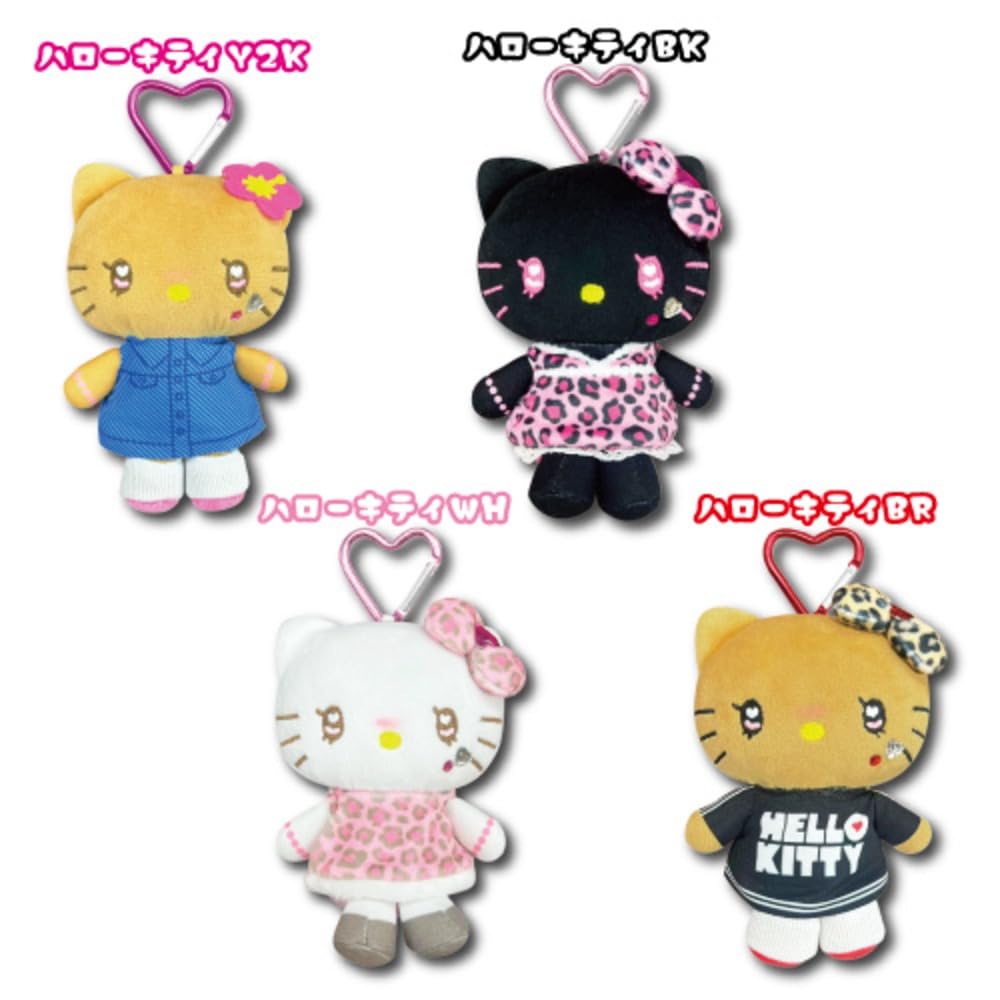 Hatayama Shoji Серия Sanrio Gal 3 Мешочек-талисман Hello Kitty Y2K Черный Белый Коричневый 4 Цвета Доступны Милый Маленький Органайзер с Подвеской H13см 63203609