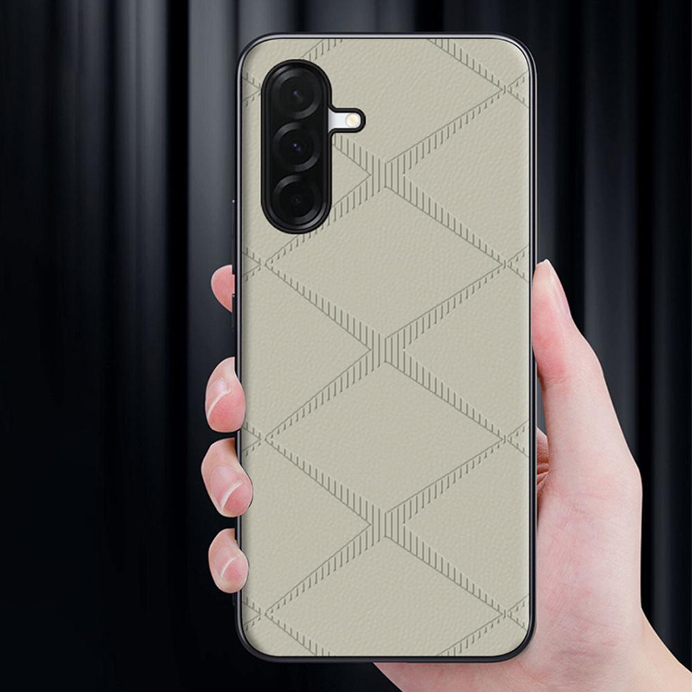 For Samsung Galaxy A57 5G Case X-Patterned TPU PU Leather PC Anti-Drop Phone Cover