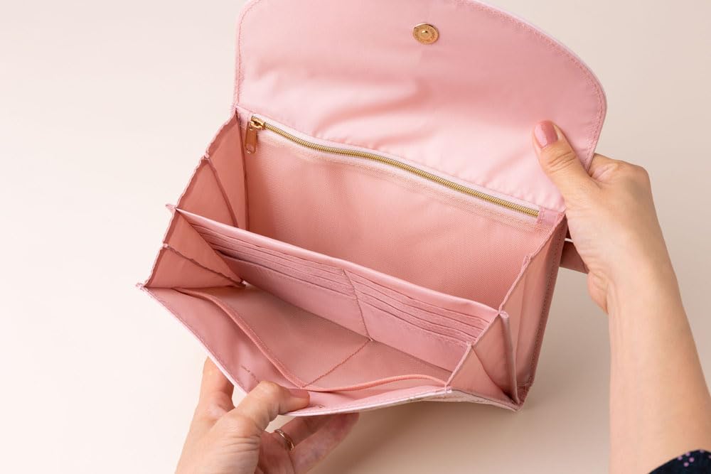 Обложка для Справочника матери и ребенка/Книжки для лекарств, тип «гармошка», Paul & Joe La Puppetrie, Хризантемово-розовый, PAJ-PO8-PK