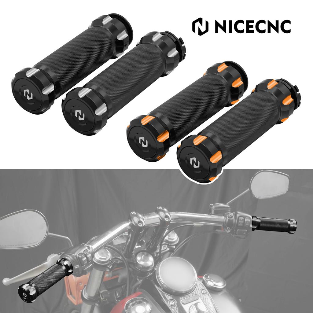 NICECNC Мотоциклетные Ручки Руля для Harley Dyna Fat Bob Low Rider Street Bob Super Glide Wide Glide Switchback 1996-2017