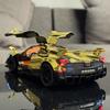 1:24 Pagani Huayra Dinastia BC Суперкар Сплав Гальваника Модель Спортивного Автомобиля Металл Автомобили Модель Гоночной Машины на Трассе Звук Свет
