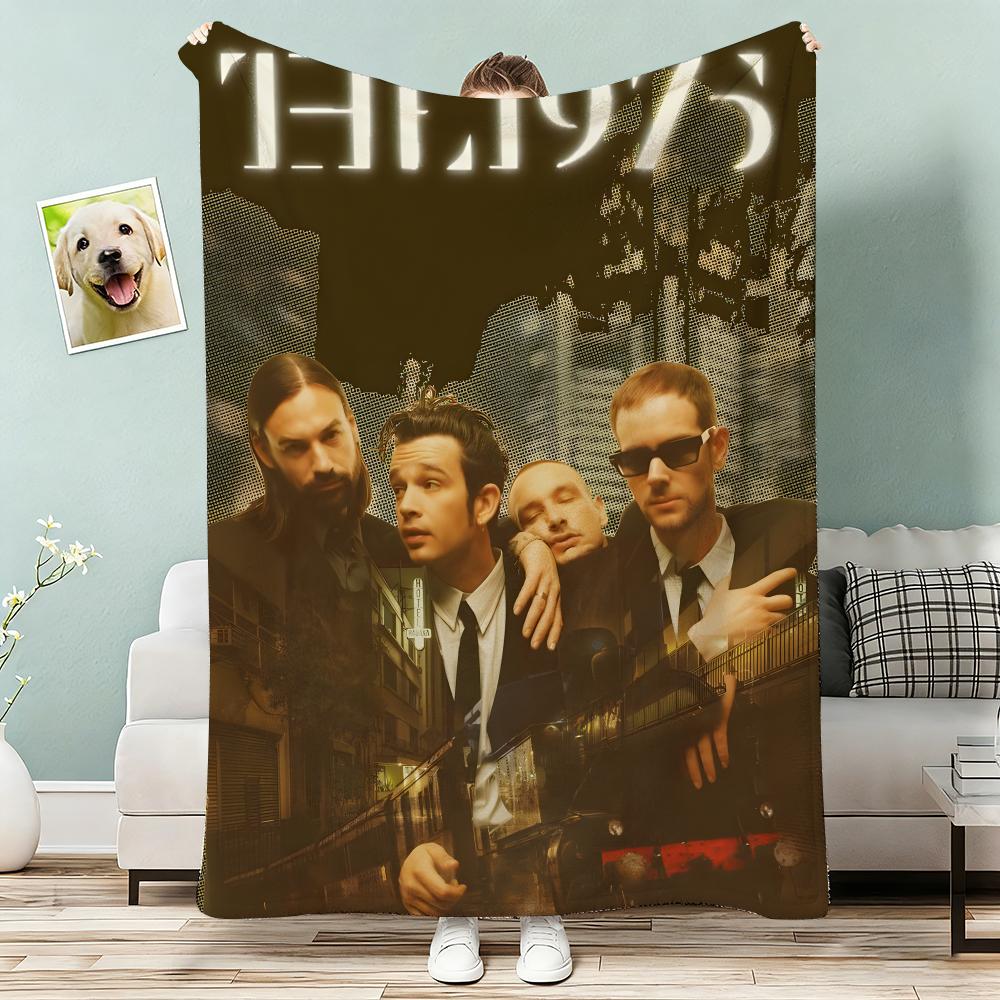 The1975 Легкий плед из фланели 240 г Мягкий, приятный для кожи, для летнего охлаждения