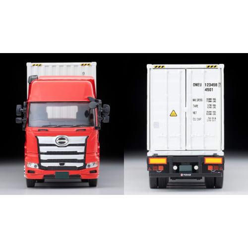 TOMYTEC Tomica Limited Vintage Neo 1/64 LV-N292d Hino Profia 40ft Marine Container Trailer (Toho Sharyo TC36H1C34) Ocean Network Express Gray Containe