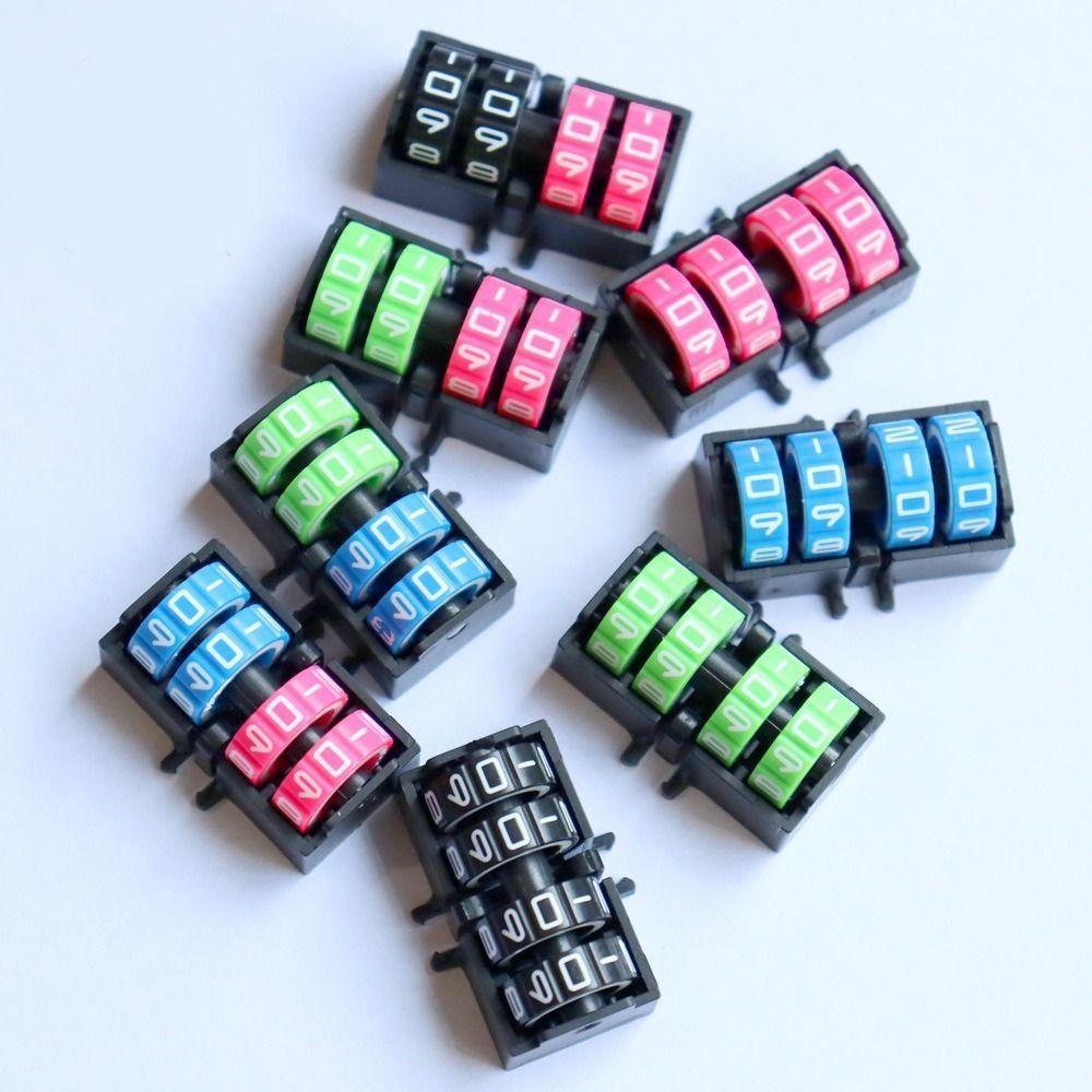 4 Digit Wheel Board Games Score Counter Date-Time Display Tabletop Score Keeper Office Fun