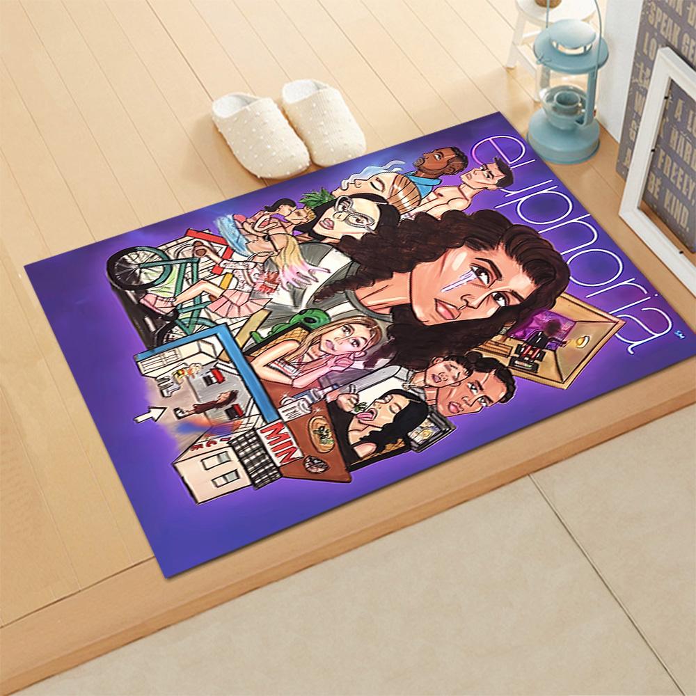 Euphoria Youth And Rebellion rug for living rooms, bedrooms, home décor, and as gifts.