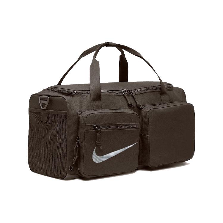 Nike Polyester Portable Crossbody Basketball Bag , Travel Bag , Gym Bag Large Unisex Dark Wood Umber (Unisex) Gym Bags CK7067 004