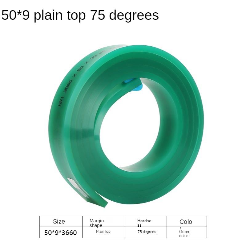50 мм*9 мм плоский/острый резиновый ракель для шелкографии 75A DIY шелкография чернила для трафаретной печати скретч-доски инструменты резиновое лезвие ракеля
