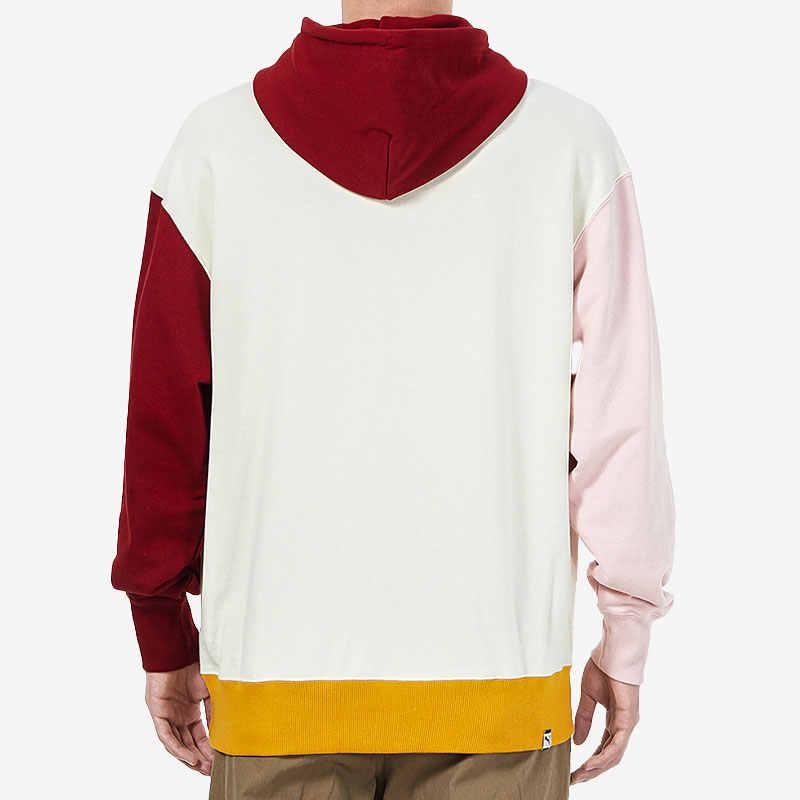 Puma Повседневная толстовка с капюшоном и длинными рукавами с цветными блоками, мужские топы, бежевый 533040-88