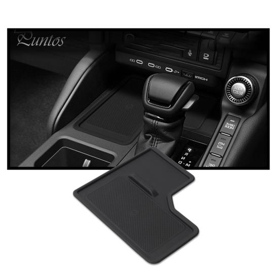 Защитный коврик для беспроводной зарядки центральной консоли, износостойкий, нескользящий, водонепроницаемый, для центральной консоли Toyota Prado 2024-2025