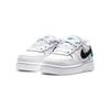Nike Air Force 1 Worldwide Низкие Кеды для Скейтбординга Белые Черные Синие Для Младенцев и Малышей CN8541-100