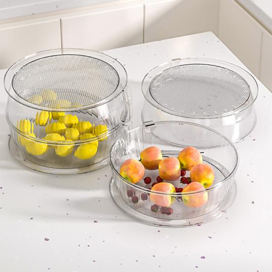 Insulated Food Cover Stackable Food Safety Shield Multi-layer Anti-fly Dust-proof Food