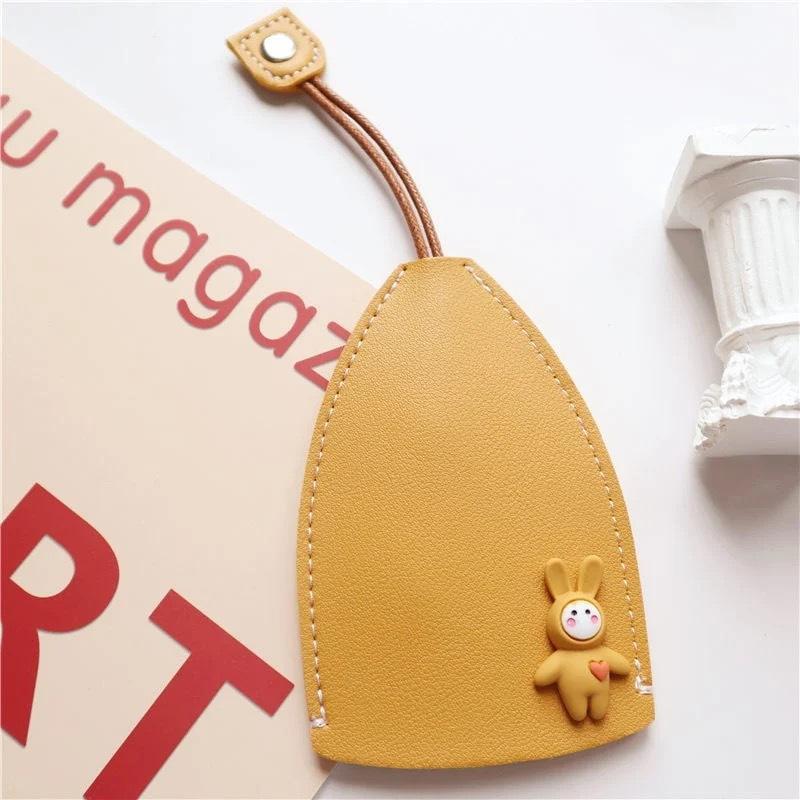 Креативный Выдвижной Милый Вместительный Чехол для Ключей от Машины ПУ Автомобильный Брелок Портативный Выдвижной Держатель для Ключей Сумка AVE