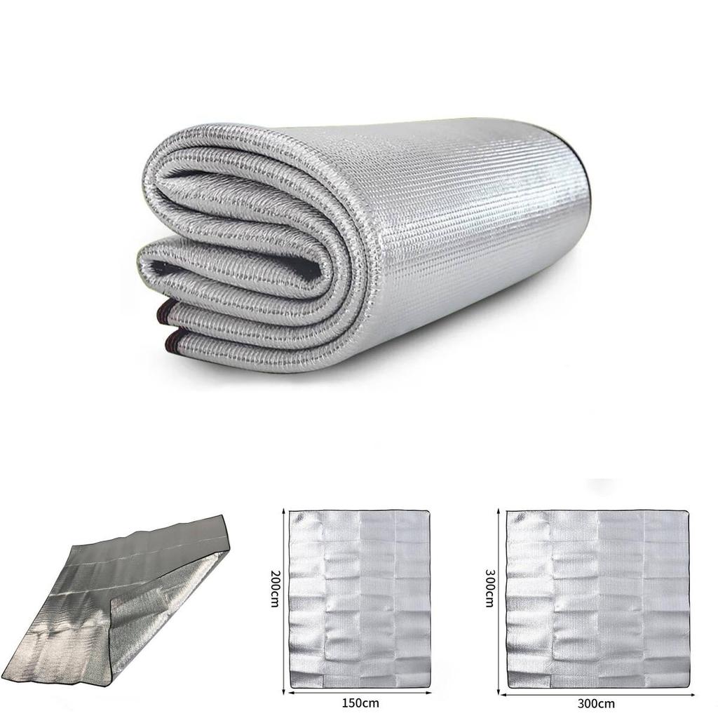 Outdoor Aluminum Foil Camping Mat With Insulation And Waterproof Layer For Beach And Picnic Use