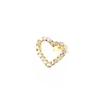Les Trésors De Lily [G9420] - 'Love Divine' Gold Plated Earrings White Gold
