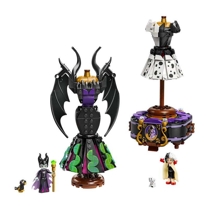 LEGO 43262 Игровые кубики «Платья Малефисенты и Круэллы Де Виль»