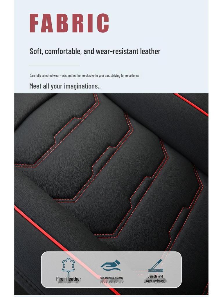 Universal Full Coverage Car Seat Cushion for Skoda Kodiaq, Octavia, Superb, Haorui - Four Seasons, Five-Seat