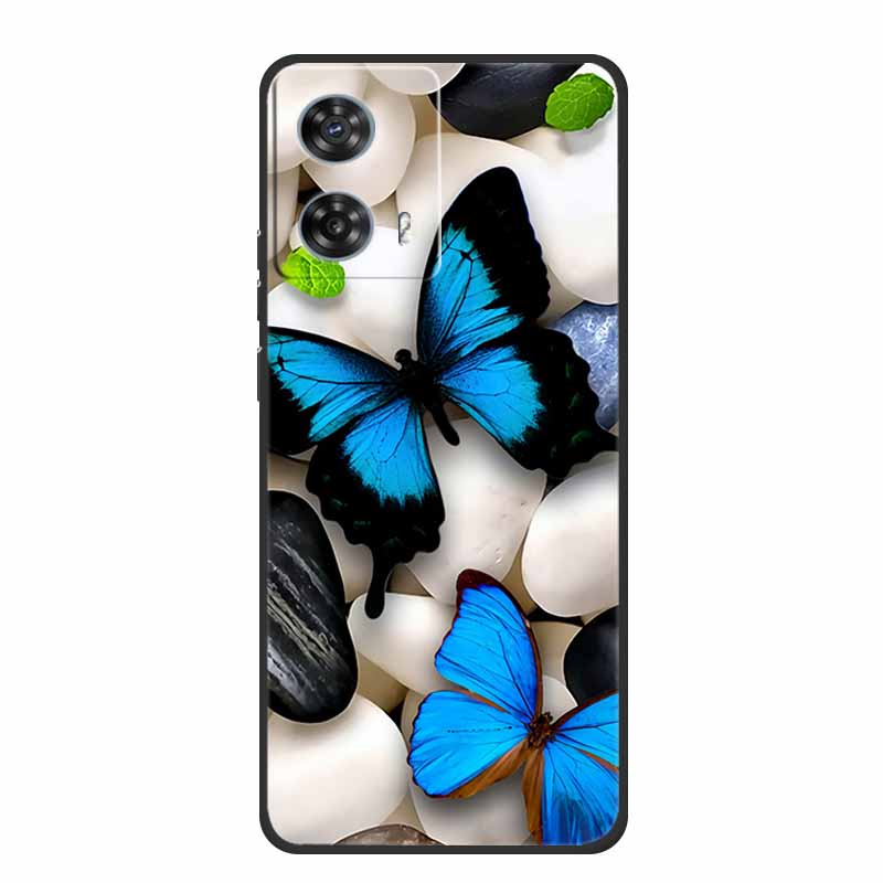 Phone Case For Moto Edge 50 Fusion Back Cover Case Shockproof Black Silicone Soft Funda For Motorola Edge 50 Fusion Case 6.7"