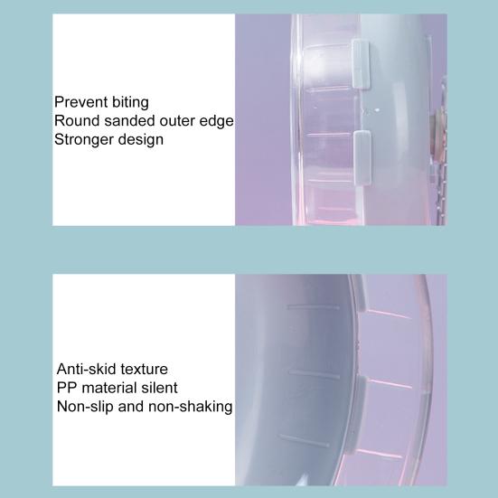 Беговое колесо для хомяка, гладкий край, устойчивый к укусам, игрушка для упражнений в виде хомяка, морской свинки, товары для домашних животных