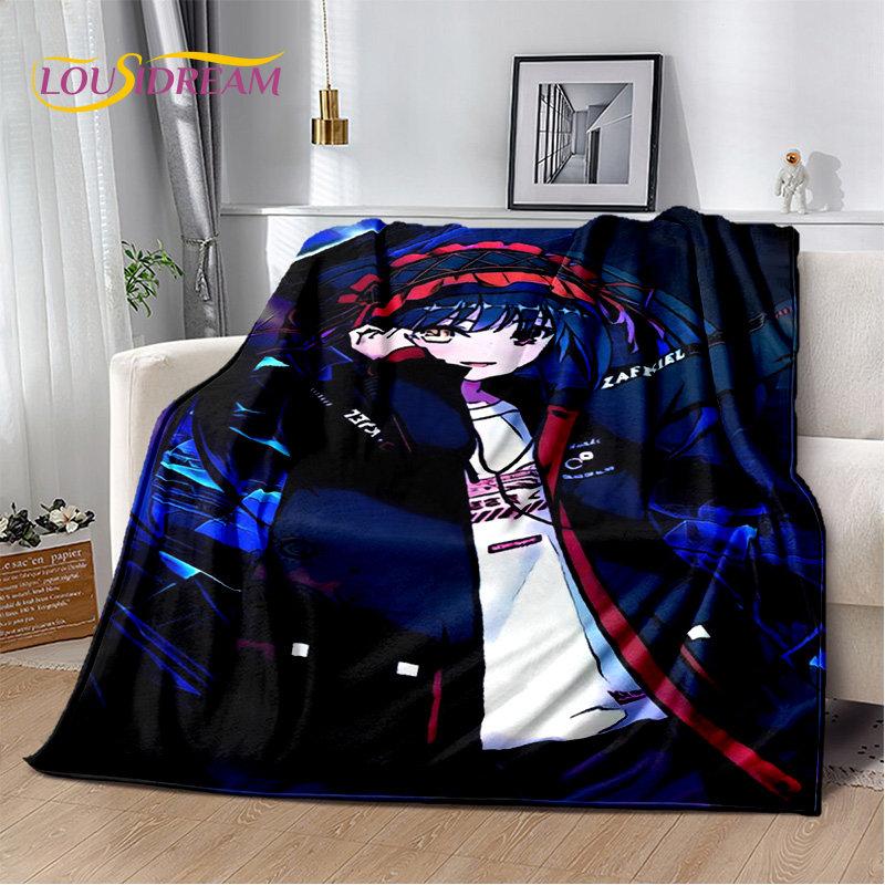 Zero Two DARLING In The FRANXX Soft Plush Blanket,Flannel Blanket Throw Blanket for Living Room Bedroom Bed Sofa Picnic Cover 3D