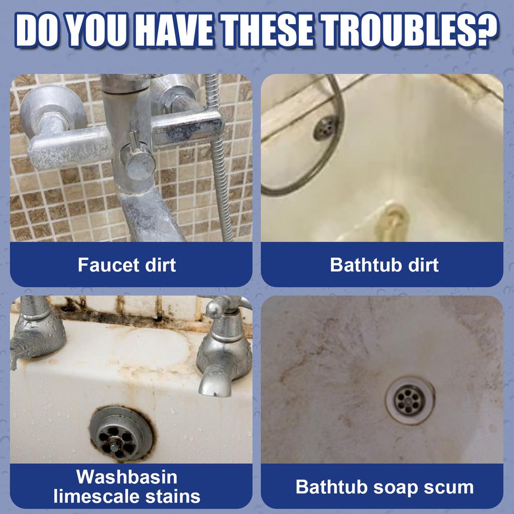 60 мл Пеноочиститель для ванной комнаты, мощная пена для удаления накипи, чистящее средство для ванны, туалета, душа, раковины, стекла, керамики