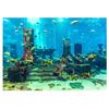 Coral Aquarium Background Underwater Fish  Wall Poster Decorations Sticker