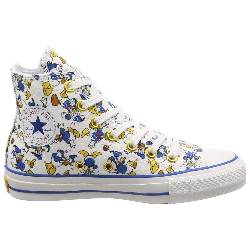 Converse All Star 100 Donald Duck Pt Hi Canvas Shoes Unisex Sneakers White Blue 1CL393