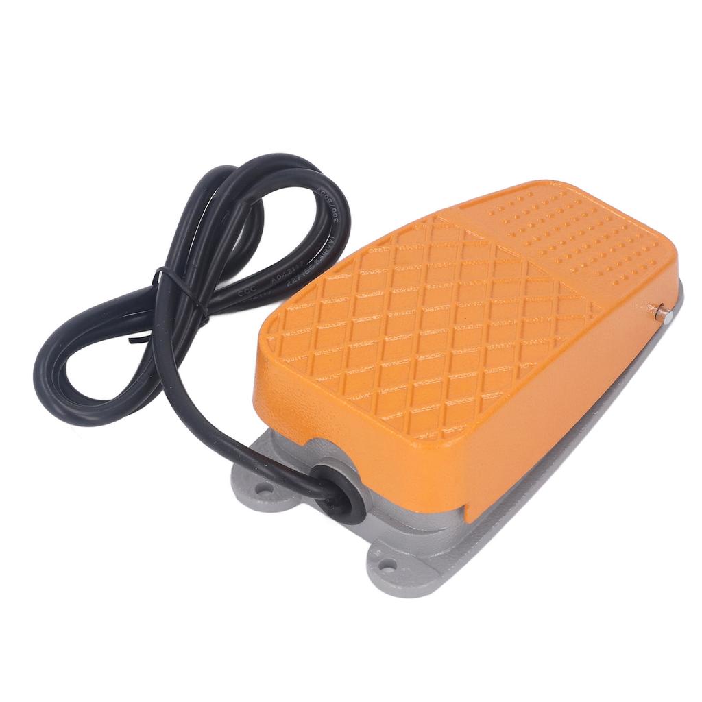 Ножная педаль с нормально замкнутым контактом Нажать и удерживать для включения 10A 250V для промышленного электроинструмента, настольных пил