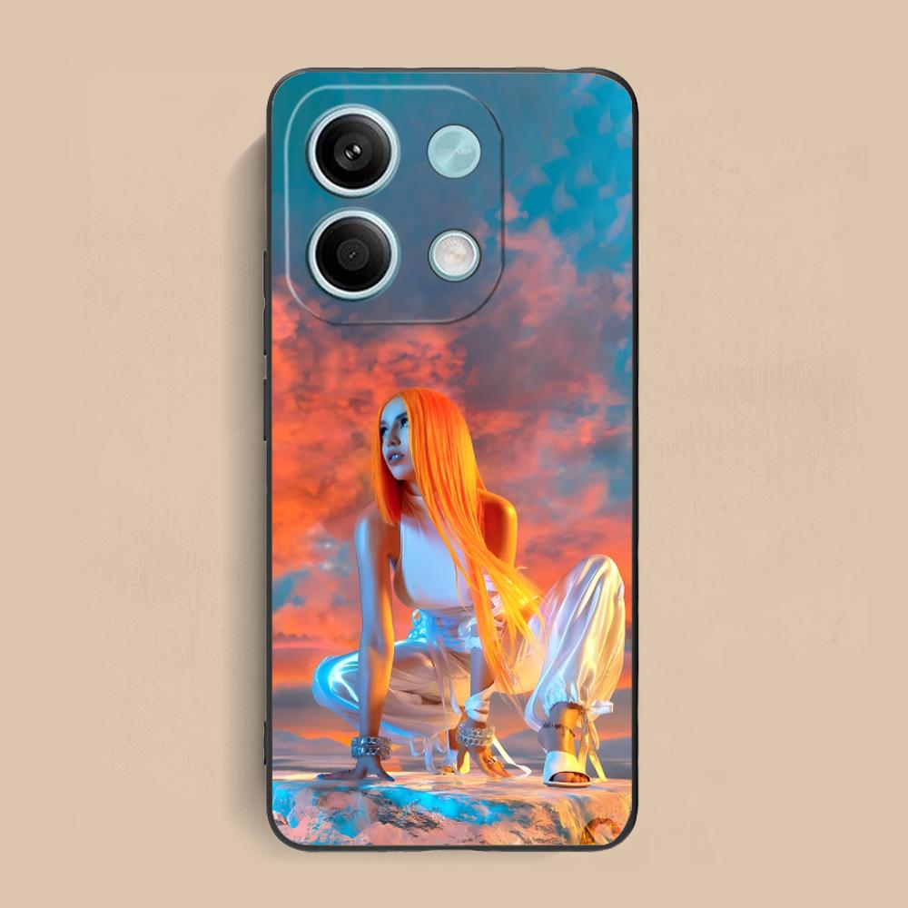Fashion Ava Max Matte TPU Mobile Phone Case for Xiaomi Redmi 15 14 13 12 A5 3 2 1 C Plus 4G 5G Colorful Printing Cover
