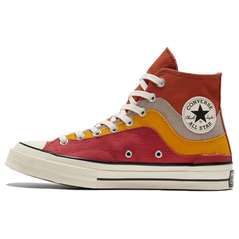Converse Chuck Taylor All Star 1970-х годов Винтажные высокие эспадрильи Унисекс Красные и Желтые