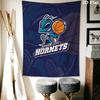 Queen City Hornets Basketball Team Logo Threepiece Set 1 Duvet Cover 2 Pillowcase Without Core Christmas Birthday Gift Soft And Comfortable