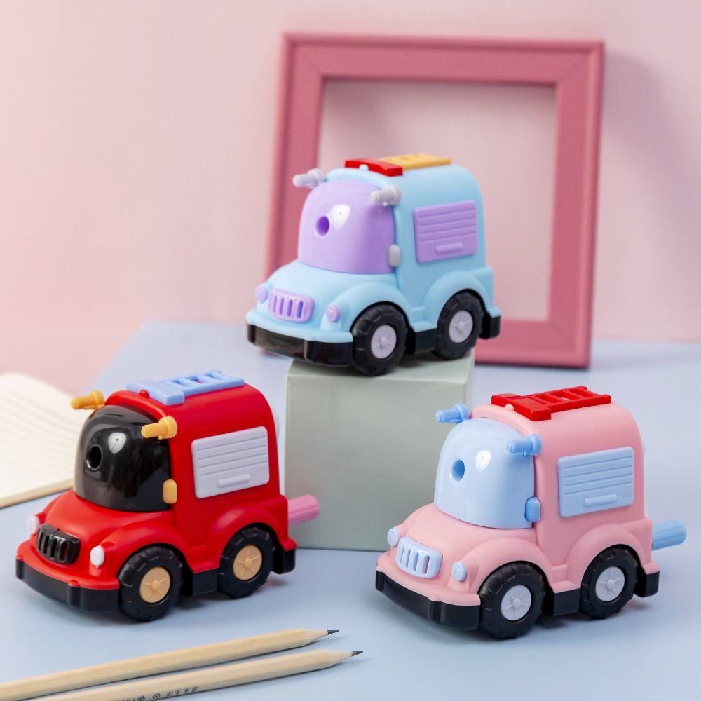 Automatically Enters Lead Manual Pencil Sharpener Car Shape Pencil Sharping Tools School Supplies