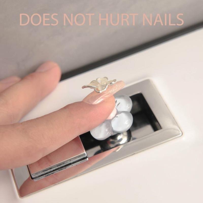 Кнопка для слива унитаза в форме цветка, самоклеящаяся кнопка для слива унитаза, защита для ногтей, ручка для крышки унитаза, кнопка слива бачка