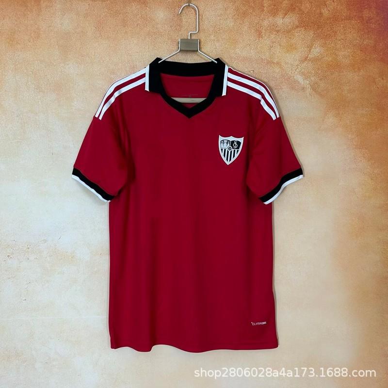 Sevilla 2026-2027 Retro Commemorative Soccer Jersey Short Sleeve Quick-Dry Football Shirt Men