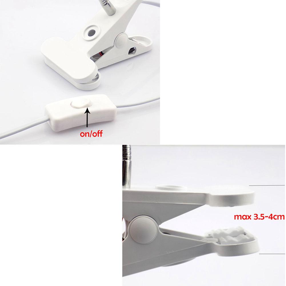 Гибкий держатель настольной лампы на 360 градусов E27, базовая розетка, зажимной кабель с выключателем для домашнего освещения для выращивания растений