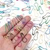 200 шт. Новые запирающиеся булавки-маркеры Металлические булавки-тыковки Застежка Швейные инструменты Разноцветные Булавки-застежки Изготовление поделок