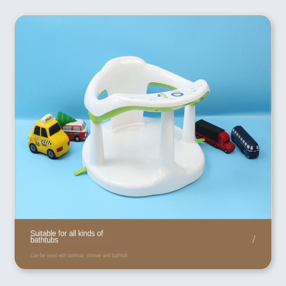 PP+ PVC Baby Bath Seat Chair Roll over Prevention Preschool Shower Seat Baby Shower Stool  Bathroom