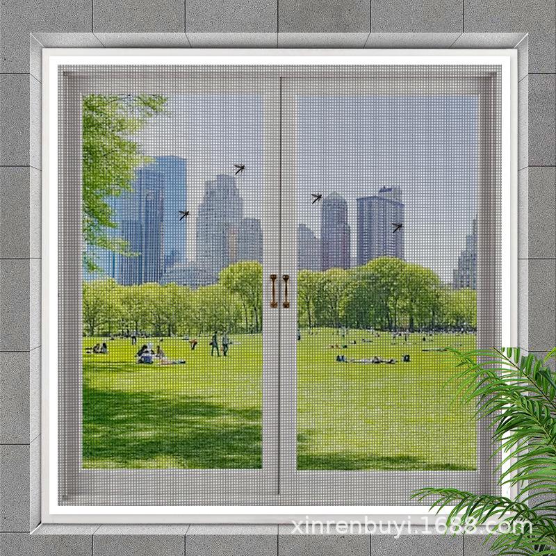 Москитная сетка на липучке: Простая в уходе, самоклеящаяся сетка на окно без пробивания для вентиляции